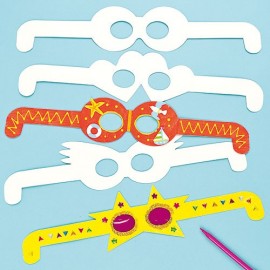 Ochelari Carton de Decorat Baker Ross - imagine 2
