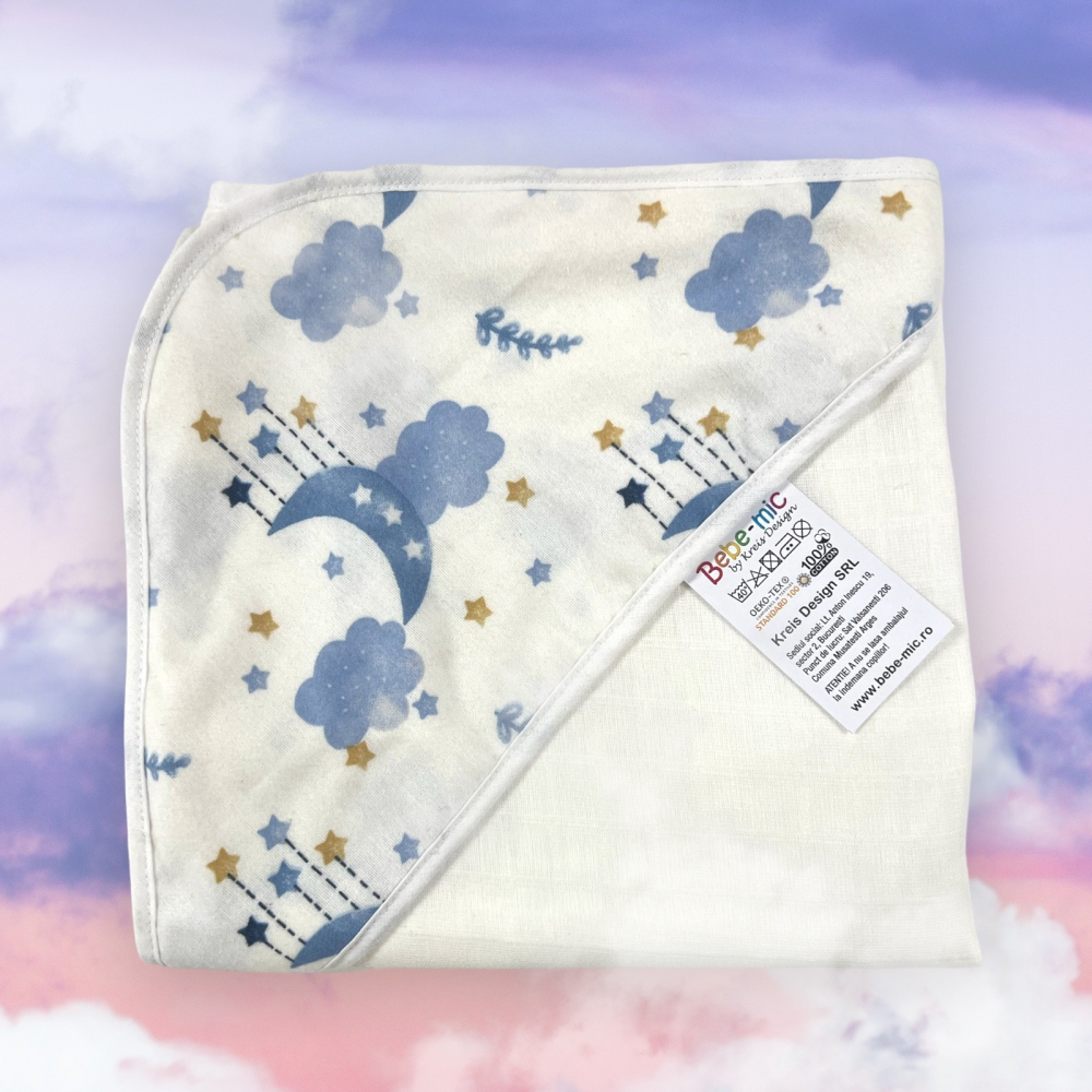 Prosop Muselina cu Capison Kreis Design 80x80 cm