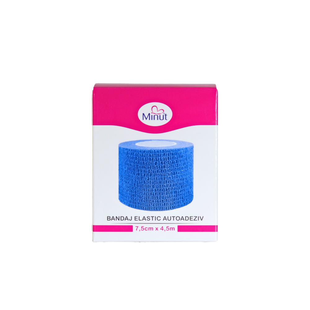Bandaj Elastic Minut Autoadeziv 7.5cmx4.5m