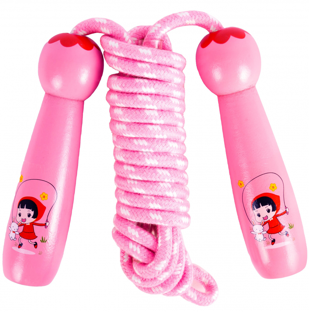 Coarda de sărit Pink Malplay 2.6 m, Jucării Exterior - imagine 13