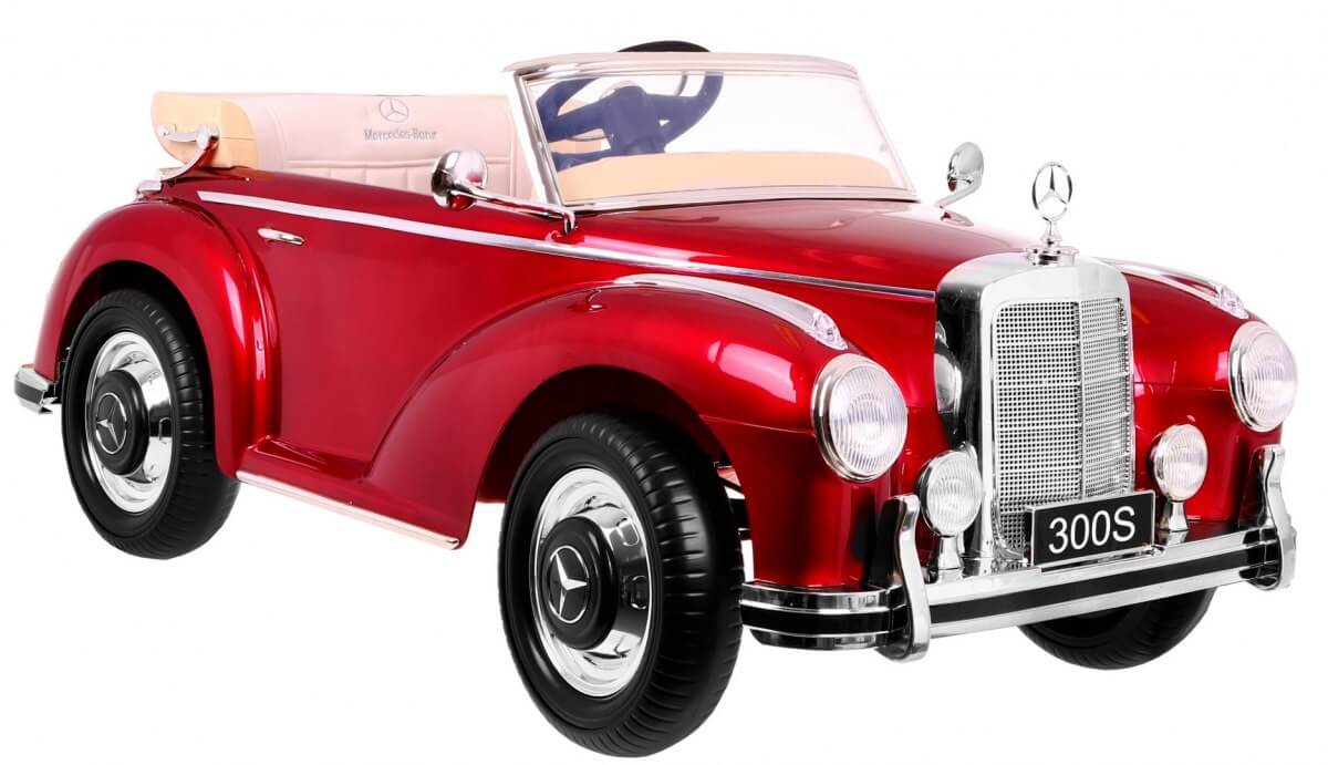 Masinuta Electrica Mercedes Benz 300S Visiniu - imagine 3