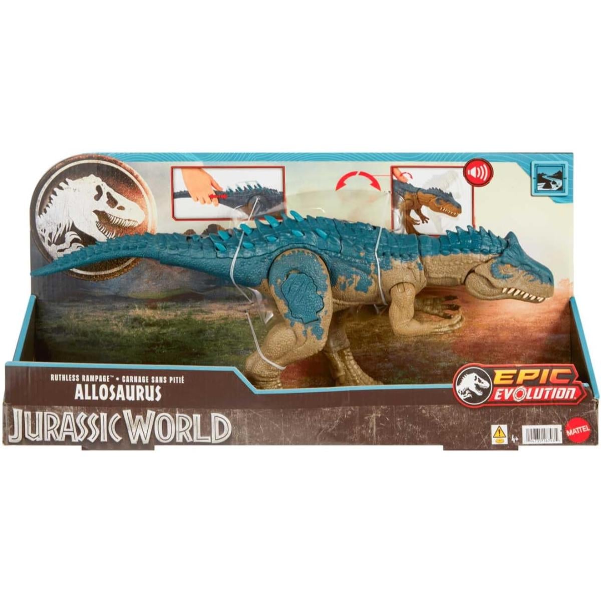 Figurina Dinozaur Allosaurus Jurassic World HRX50