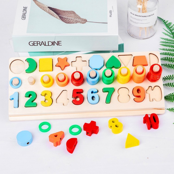 Joc logaritmic 3 in 1 Krista - Montessori