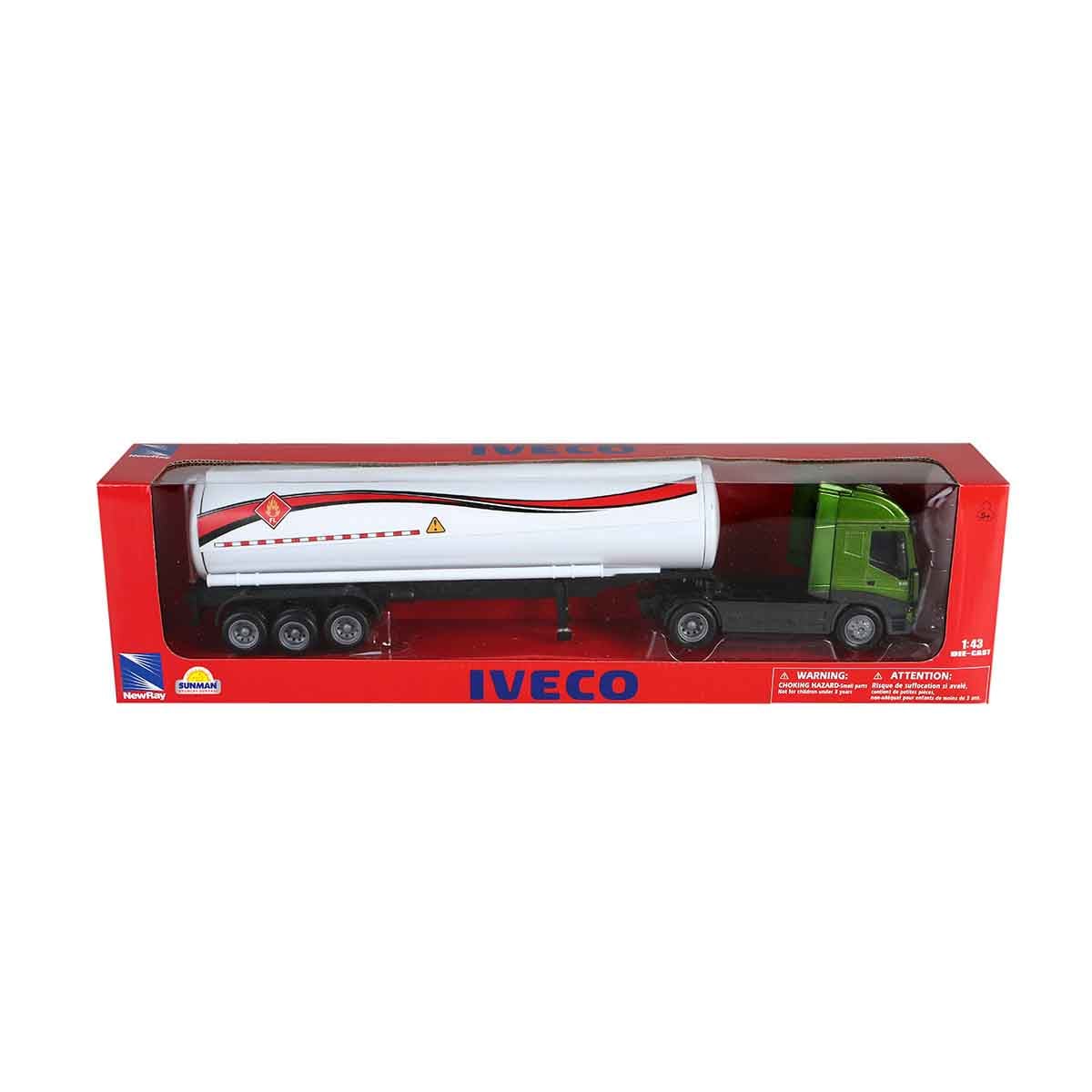 Camion Iveco Stralis Metalic cu Cisterna 1:43