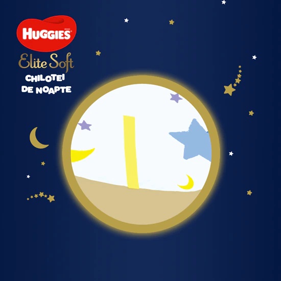 Huggies Elite Soft Noapte Mar.4 - Scutece Absorbente - imagine 3