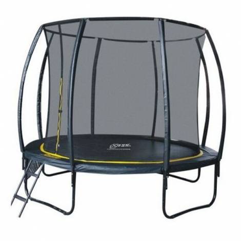 Trambulina 305 cm Ookee Jump Carbon cu Plasă și Scarică - imagine 3