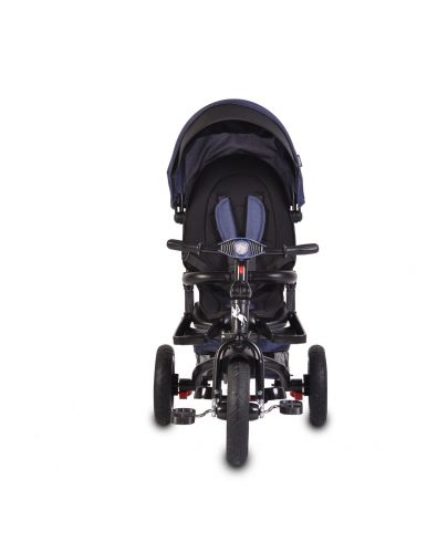 Tricicleta Byox Jockey Dark Blue cu Scaun Rotativ - imagine 2