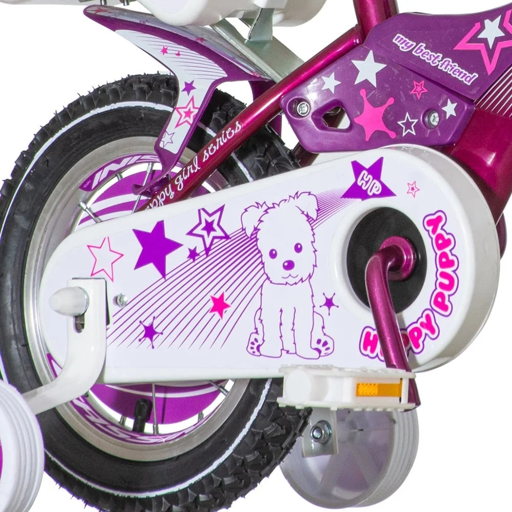 Visitor Happy Puppy - Bicicleta fetițe 12" - imagine 3
