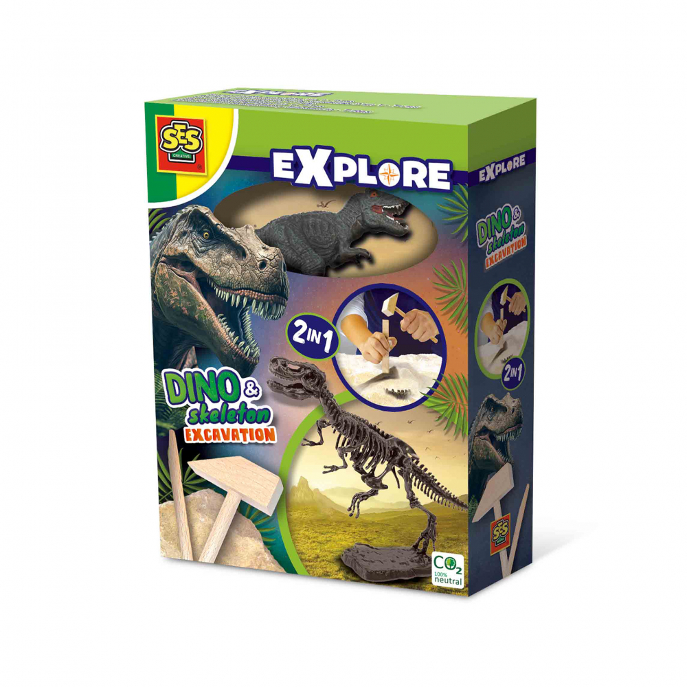 Set Dino Sapaturi 2-in-1 T-Rex | Ses Creative