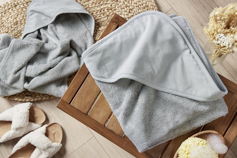 Prosop cu glugă Rotho Babydesign, Stone Grey