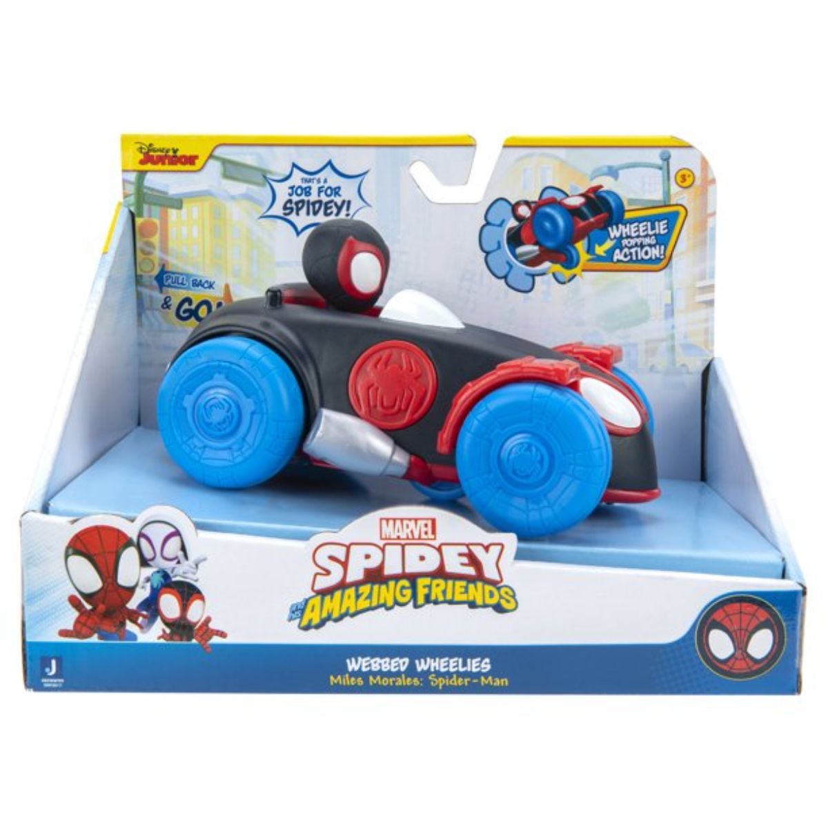 Mașinuță Spidey Pull Back, Jucărie pentru Copii