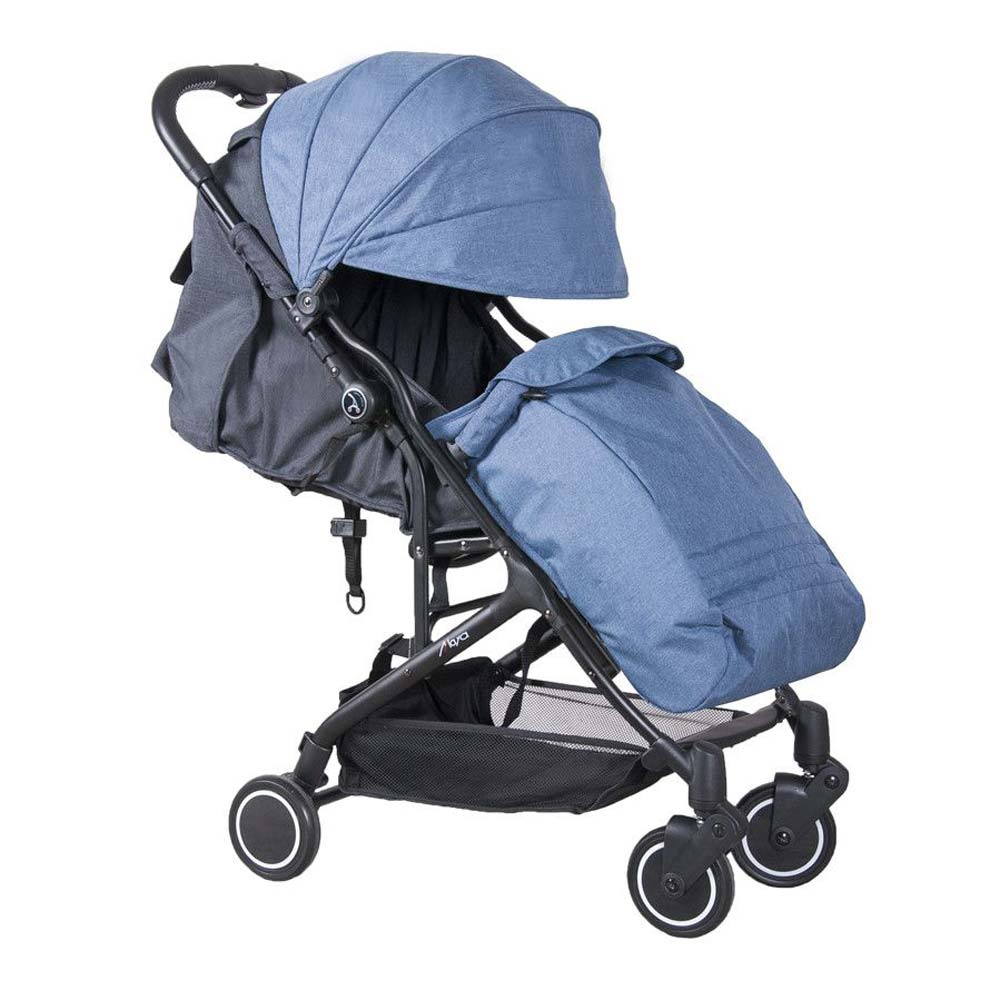 Carucior sport Coletto Maya Jeans, Aluminiu, 6m-3ani - imagine 2
