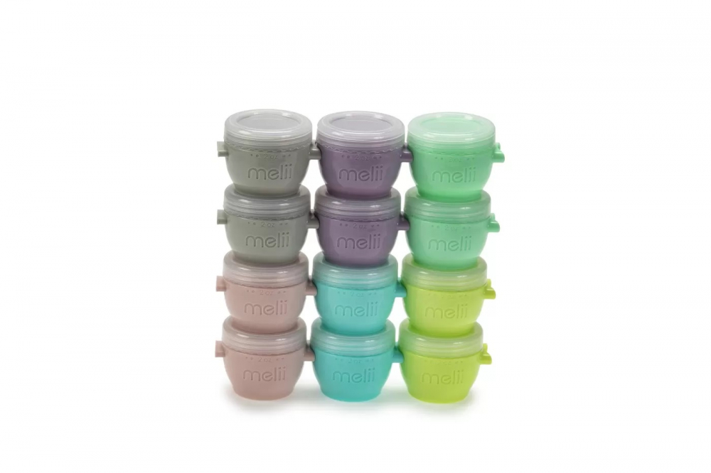 Set 12 Recipiente Silicon SnapGo Melii 59 ml - imagine 8