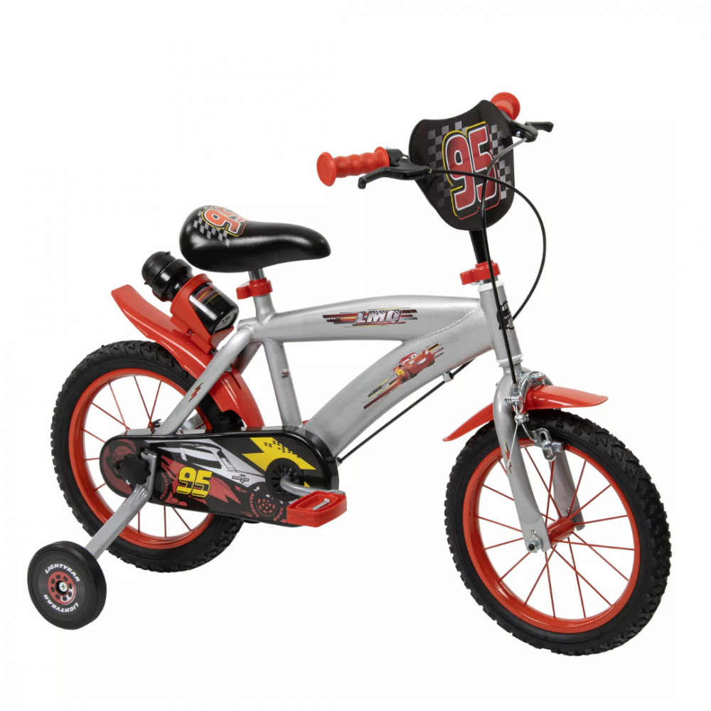 Bicicleta Huffy Cars 16" cu Roți Ajutătoare