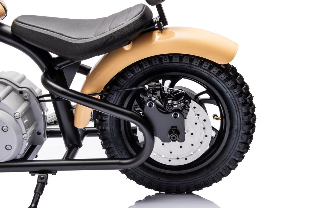 Motocicleta Electrica Leantoys A9902 Kaki - imagine 3