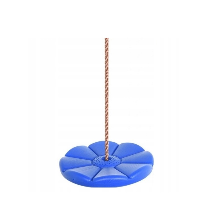 Leagan Malplay Blue Flower, Plastic, cu Funie - imagine 5
