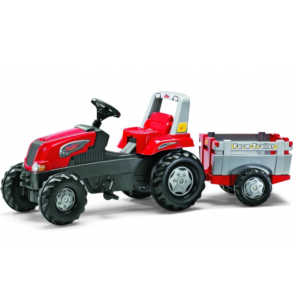 Tractor Rolly Junior cu remorca, 3-8 ani - imagine 4