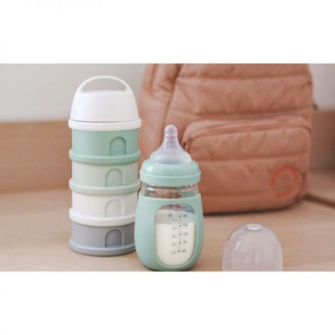 Beaba Sage Green Recipient Lapte Praf 4 Compartimente - imagine 3