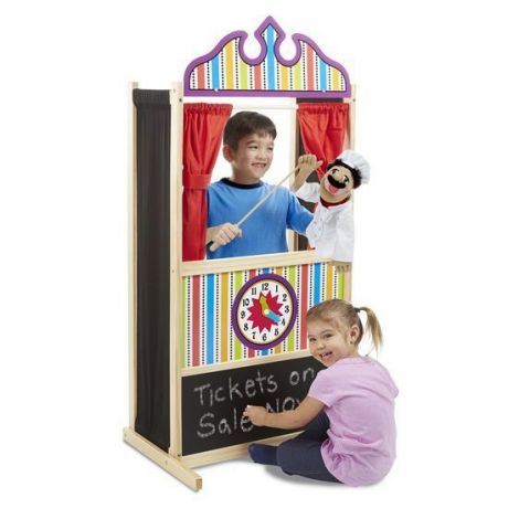 Teatru Papusi Deluxe Melissa & Doug - imagine 2