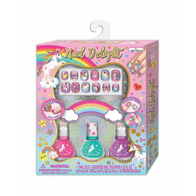 Set Manichiura Unicorn Hot Focus - Non-Toxic