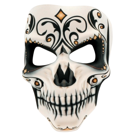 Masca Dia de los Muertos Senor Widmann