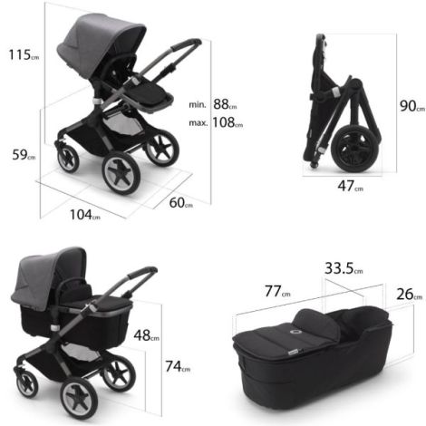 Bugaboo Fox 3 - Carucior Premium 2in1 Maniabilitate - imagine 7