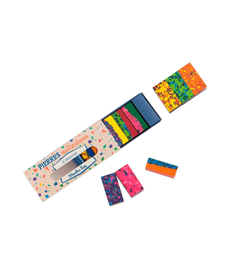 Cuburi cerate Moulin Roty multicolore