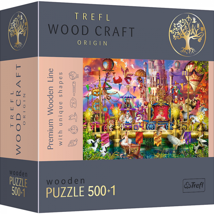 Puzzle Trefl Lemn Lumea Magica 500+1 Piese