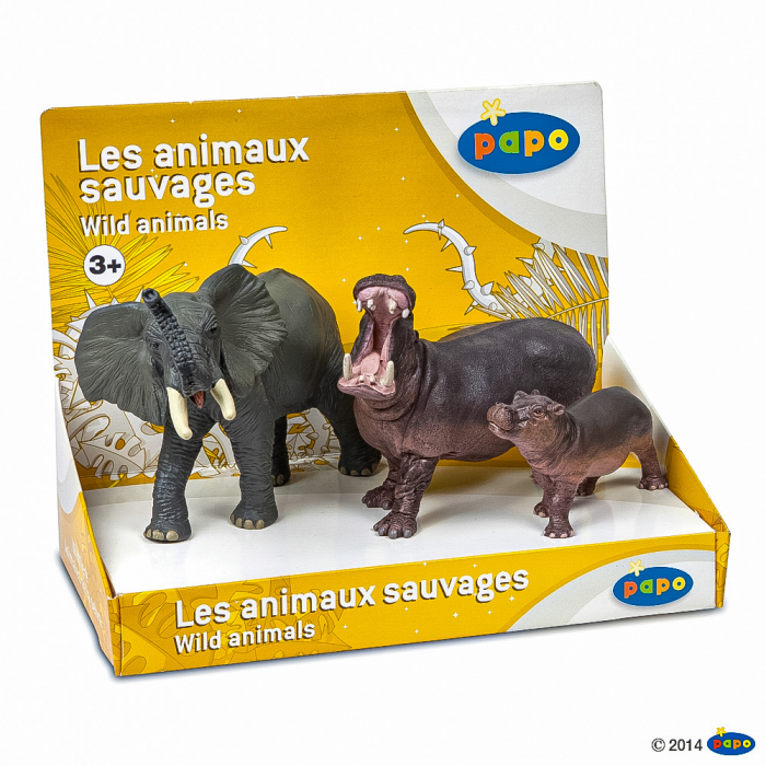 PAPO Elefant Salbatic - Jucarie Figurina Detaliata
