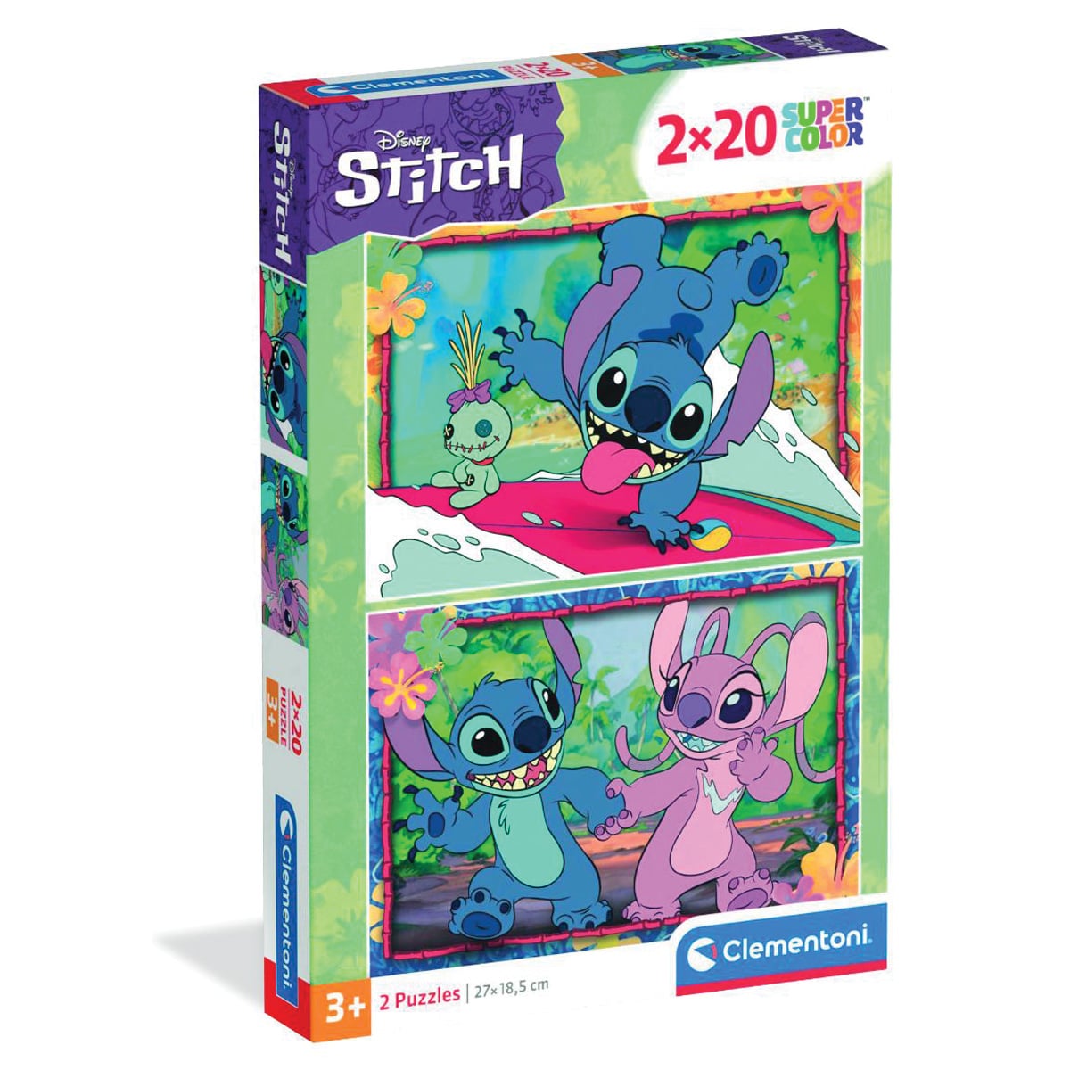 Puzzle Disney Stitch 2x20 piese Clementoni