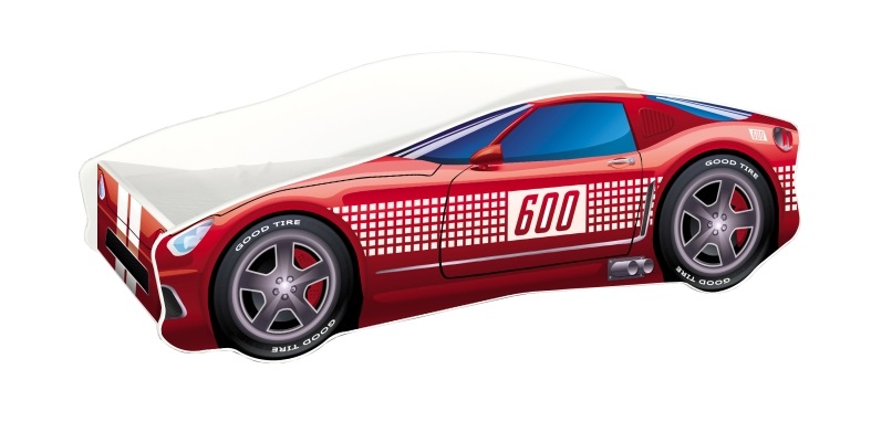Pat Tineret Race Car MyKids Roșu, Include Saltea
