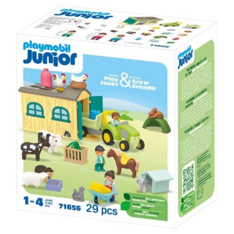 Playmobil Junior Aventura la Ferma - Jucarie Educativa - imagine 3