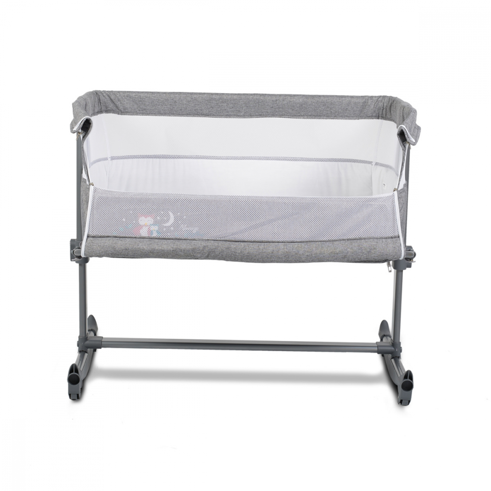 Patut Co-Sleeper Cangaroo Grey, 5 niveluri - imagine 2