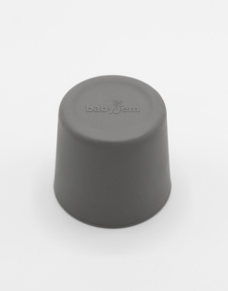 Pahar BabyJem Silicon Diversificare Gri - imagine 3