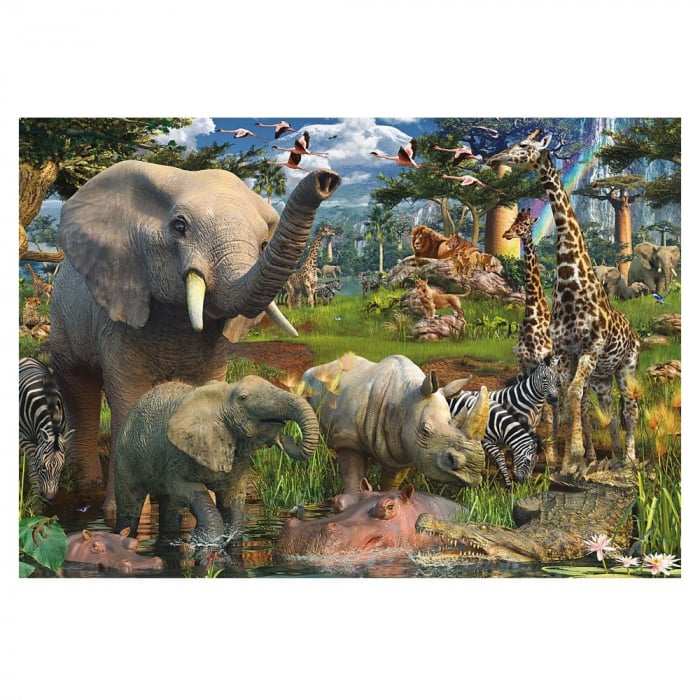 Puzzle Ravensburger Animale în Sălbăticie