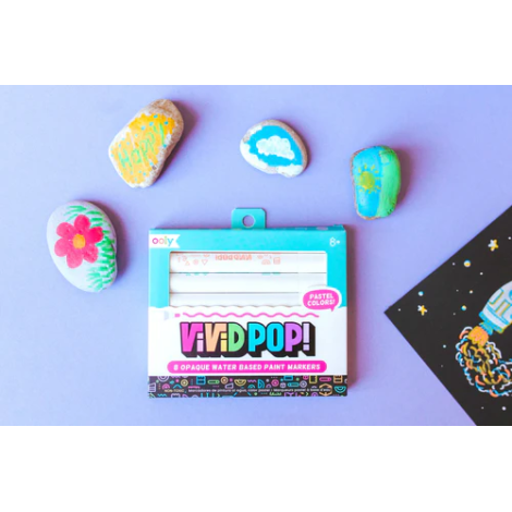 Carioci Vivid Pop! Ooly 8 Culori Pastel - imagine 9