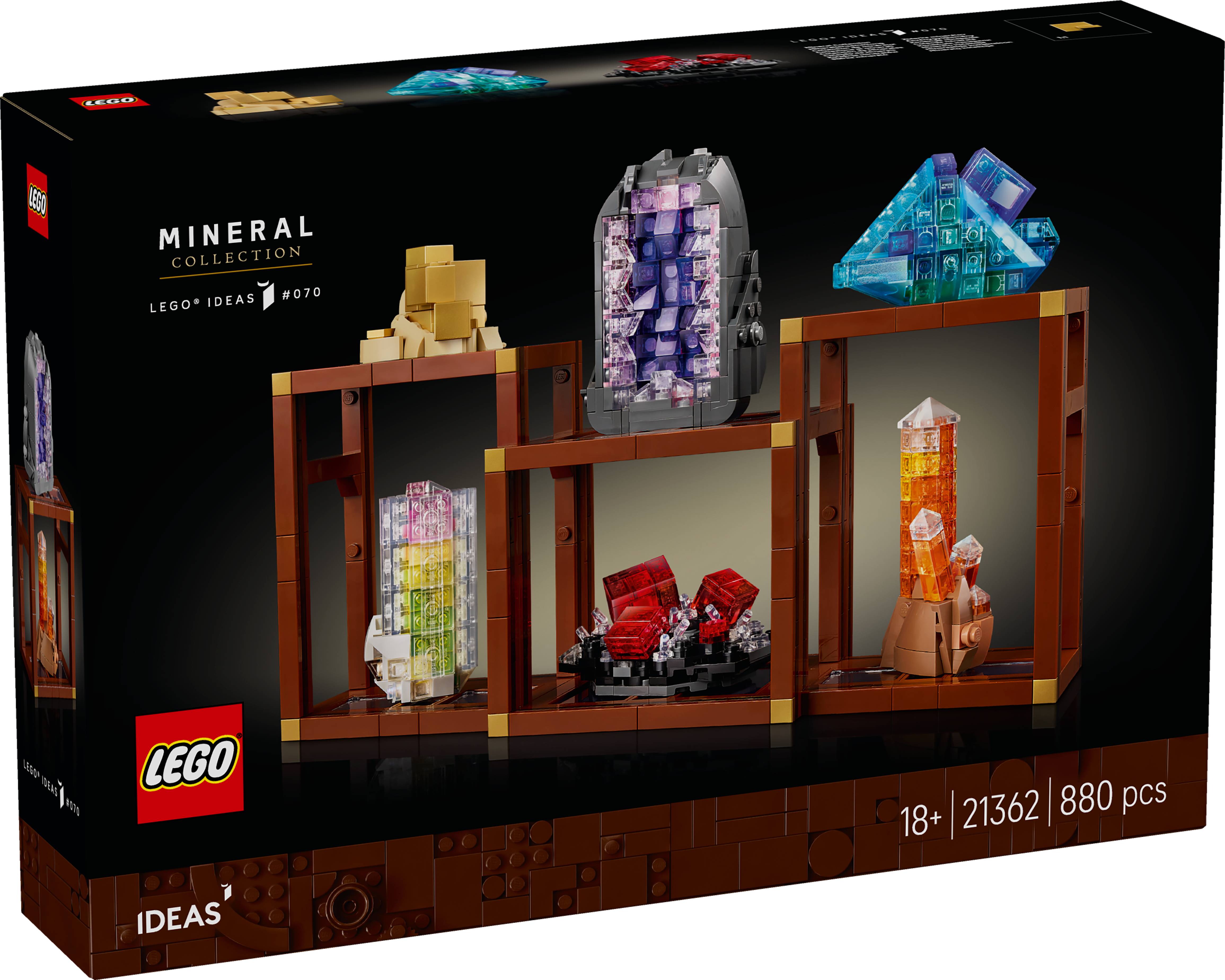 LEGO Ideas Colectia Minerala - Set Constructie 880 Piese