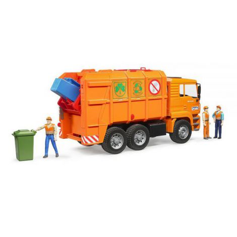 Bruder Camion Gunoi MAN TGA – Jucarie Interactiva - imagine 5