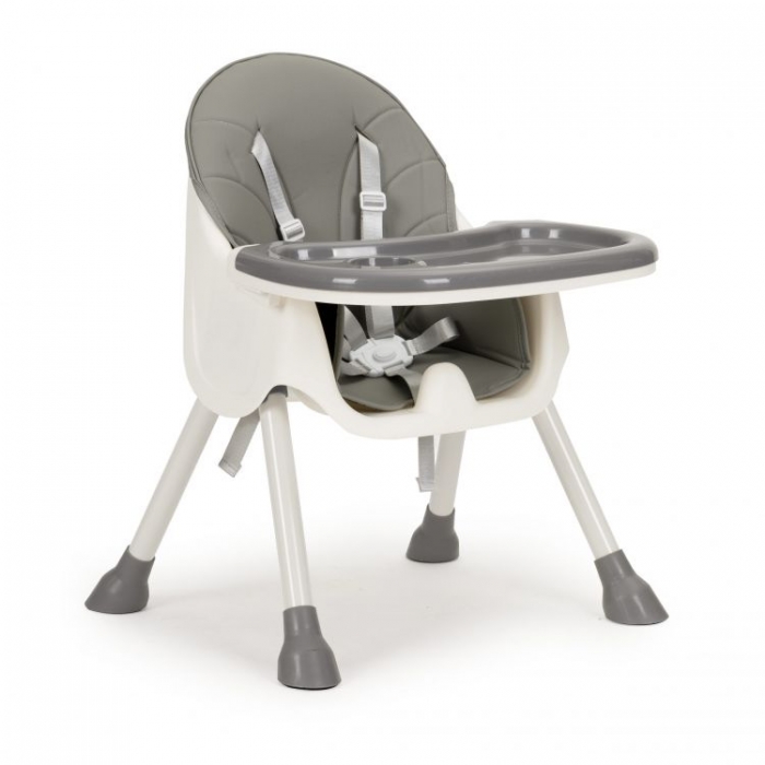 Scaun de masă 2 în 1 Ecotoys Gri HC-823 - imagine 2