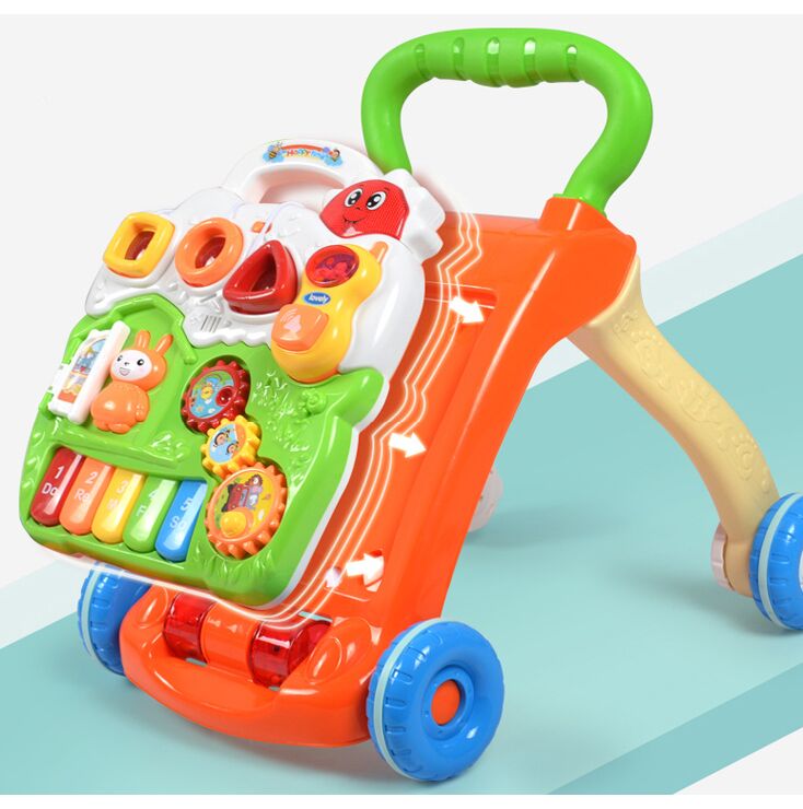 Antepremergator 3 in 1 Malplay Green, cu Pian Interactiv - imagine 7