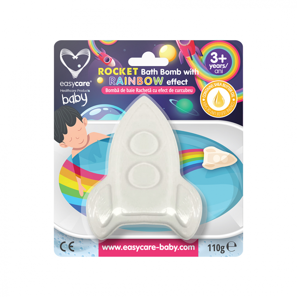 Bomba de Baie Curcubeu Racheta Easycare Baby