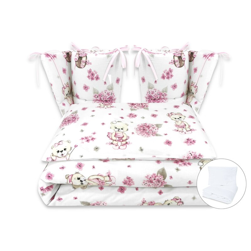 MimiNu Lenjerie Patut 6 Piese Pink Ballerina