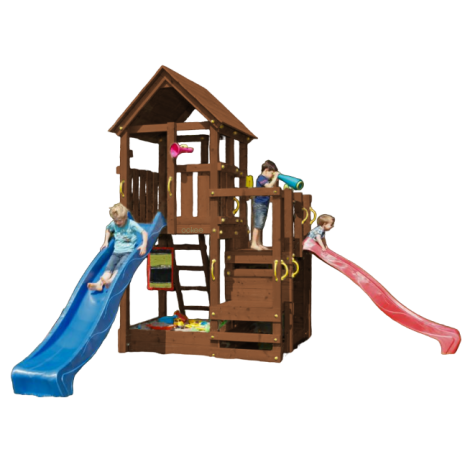 Spatiu de Joaca BlueRabbit 2.0 Penthouse, Lemn Tratat - imagine 6