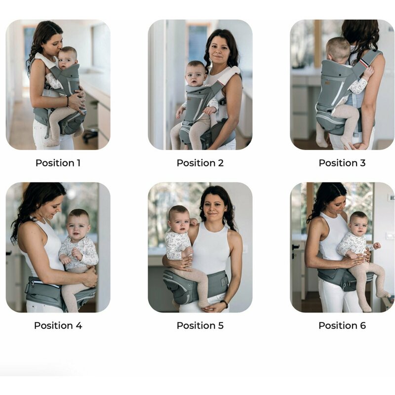 Marsupiu FreeON 6 in 1 Easy Mode Grey