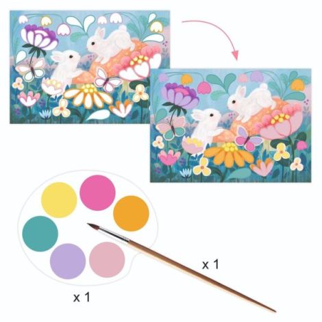 Atelier creativ Djeco 6-în-1 Animalute - imagine 3
