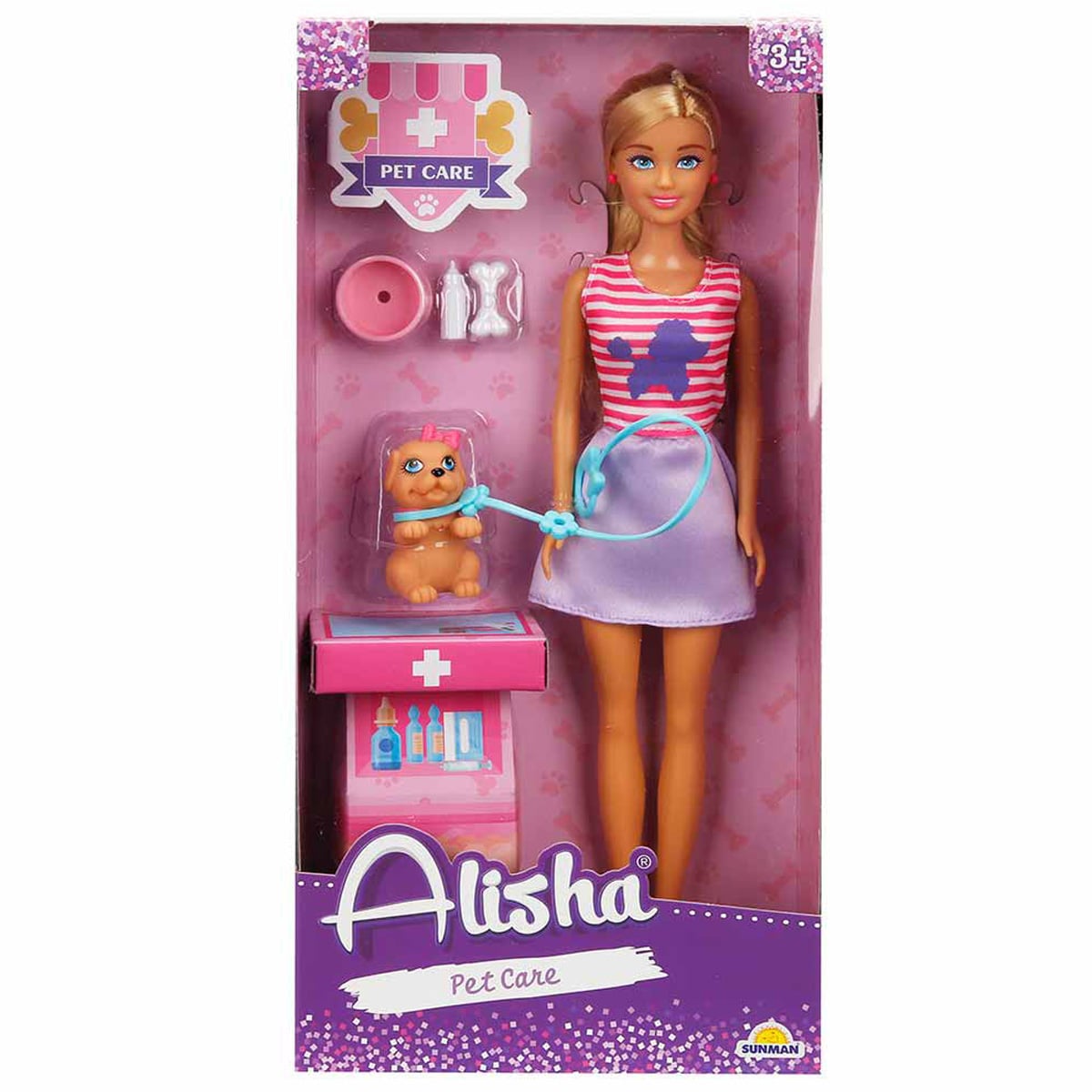 Papusa Alisha Veterinar Mov cu Accesorii