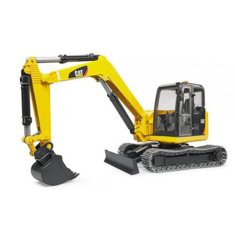 Bruder Mini Excavator CAT - Jucarie Realista - imagine 3