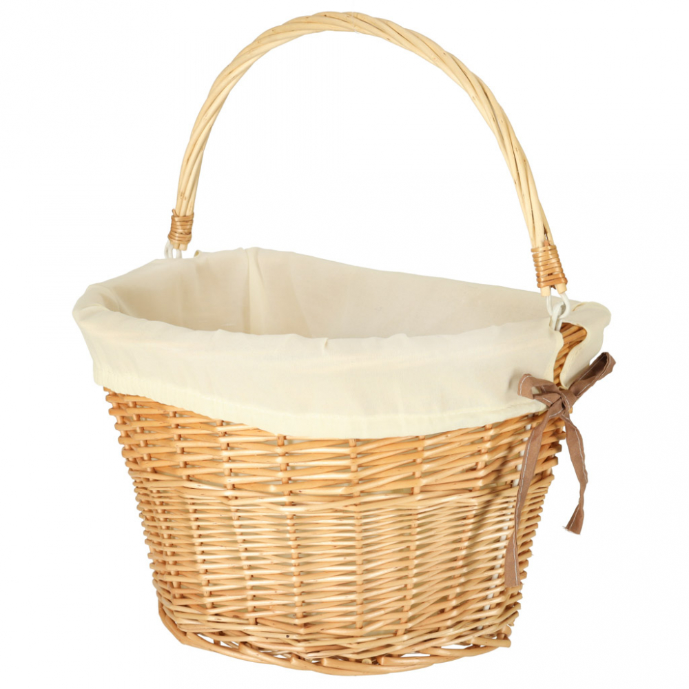 Cos Bicicleta Ikonka Rachita 26x23 cm White - imagine 6