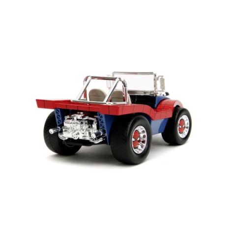 Jada Spider-Man Buggy Metalic 1:24 cu Figurină - imagine 7