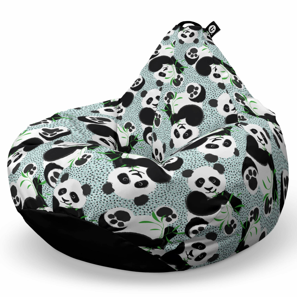 Fotoliu Puf Bean Bag Updeco, Model L, Panda - imagine 6